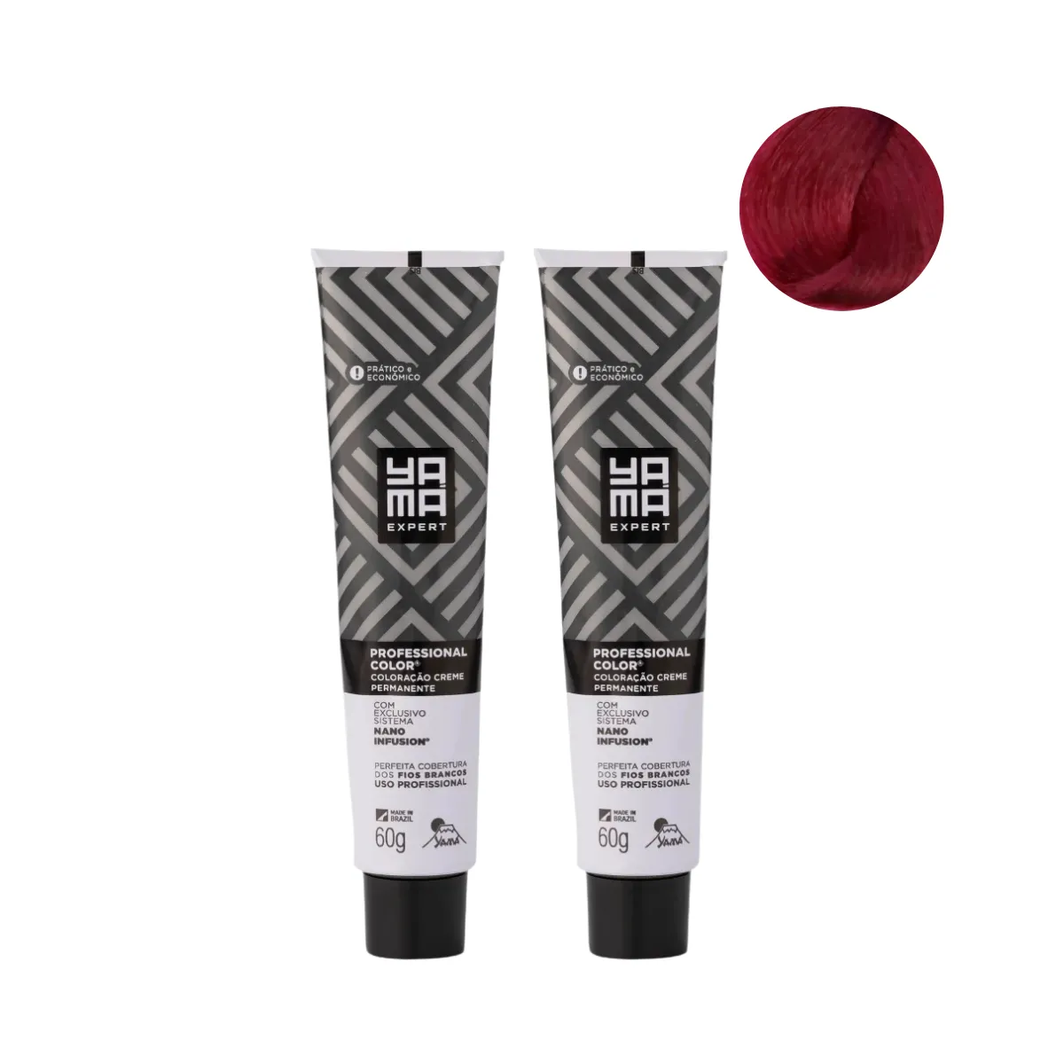 Yamá Color Nano Infusion 9.26 Loiro Muito Claro Irisado Avermelhado Marsala  - 2 Unidades | By Linda