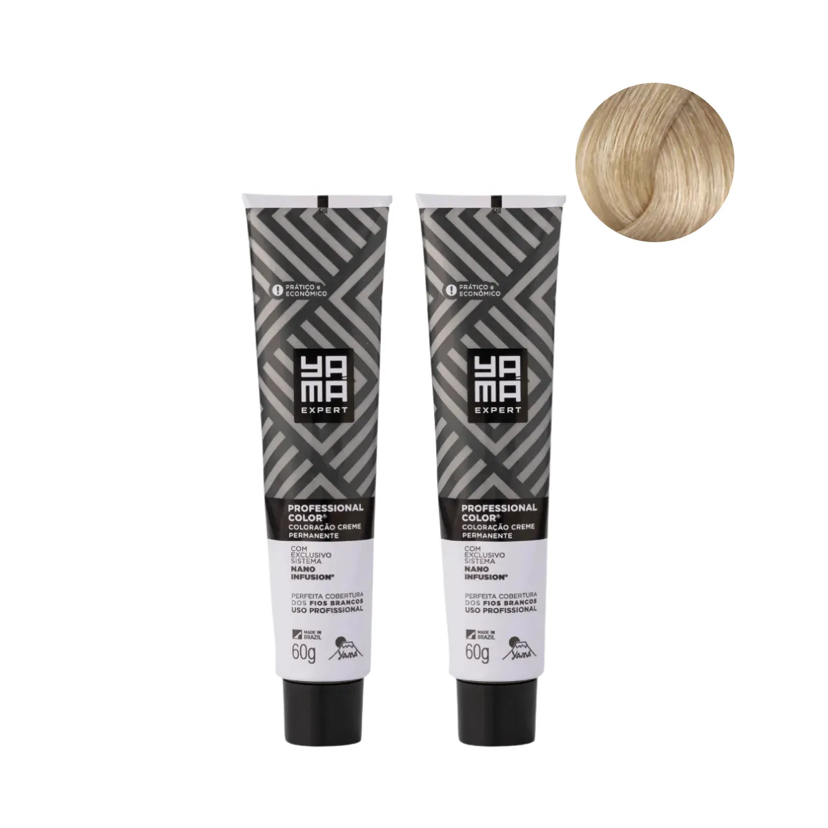 Yamá Color Nano Infusion 10.1 Loiro Clarissimo Acinzentado  - 2 Unidades | By Linda