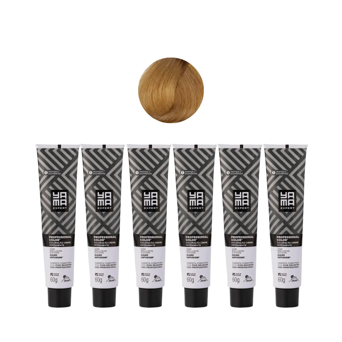 Yamá Color Nano Infusion 9.0 Loiro Muito Claro  - 6 Unidades | By Linda