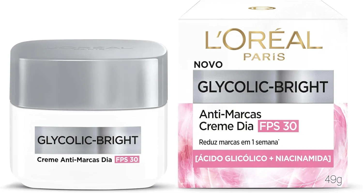 L'oréal Paris Creme Anti-Marcas Dia FPS 30 Glycolic-Bright 49g