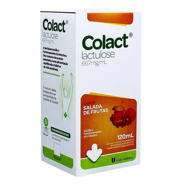 Lactulose Colact 120ml Frutas União Química