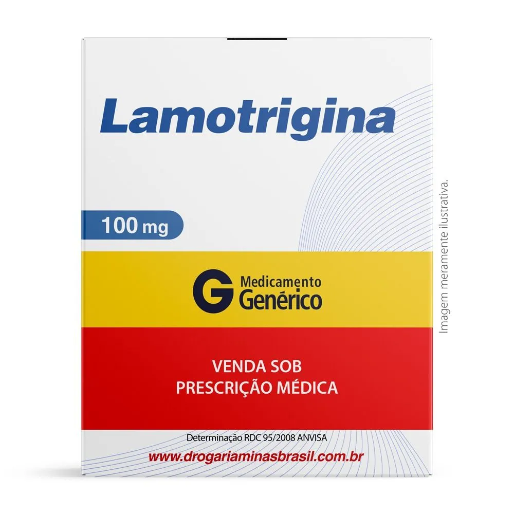 Lamotrigina 100mg Com 30 Comprimidos Genérico Eurofarma