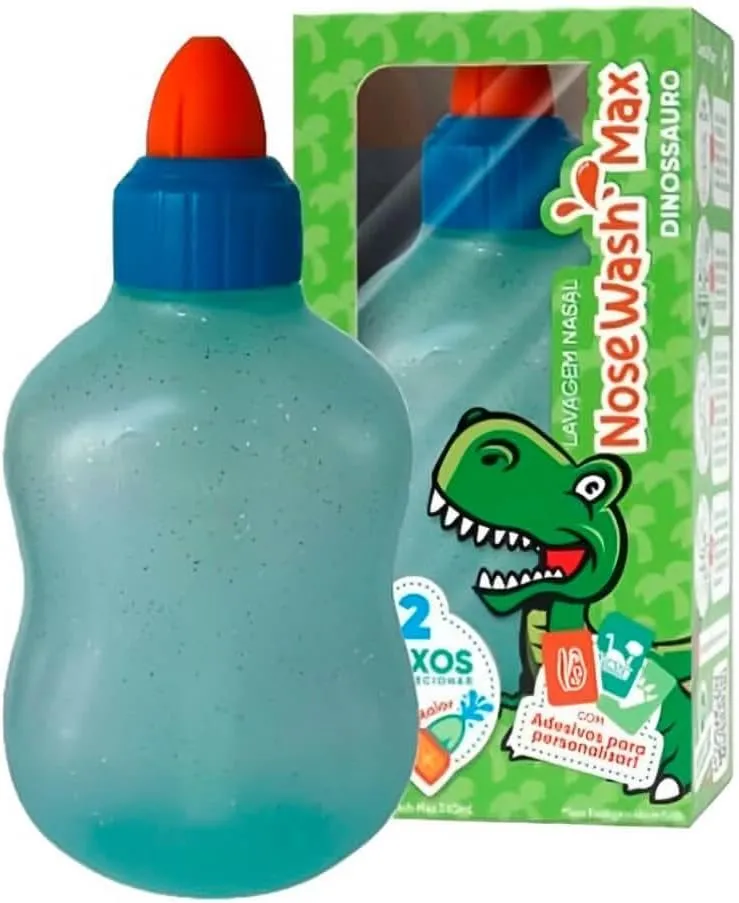 Nosewash Max Dinossauro Lavagem Nasal Frasco 240ml