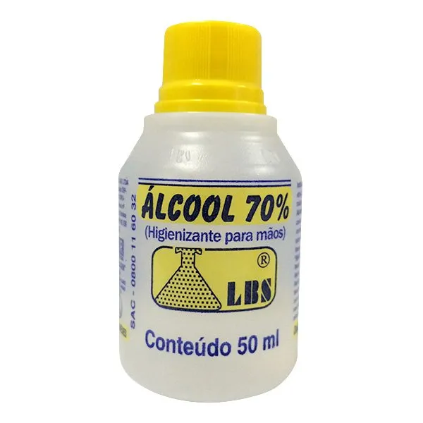 LBS Álcool 70% com 50ml