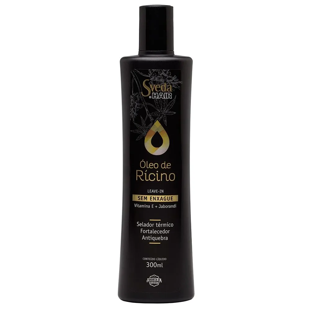 Leave In Óleo de Rícino 300ml Sveda Hair