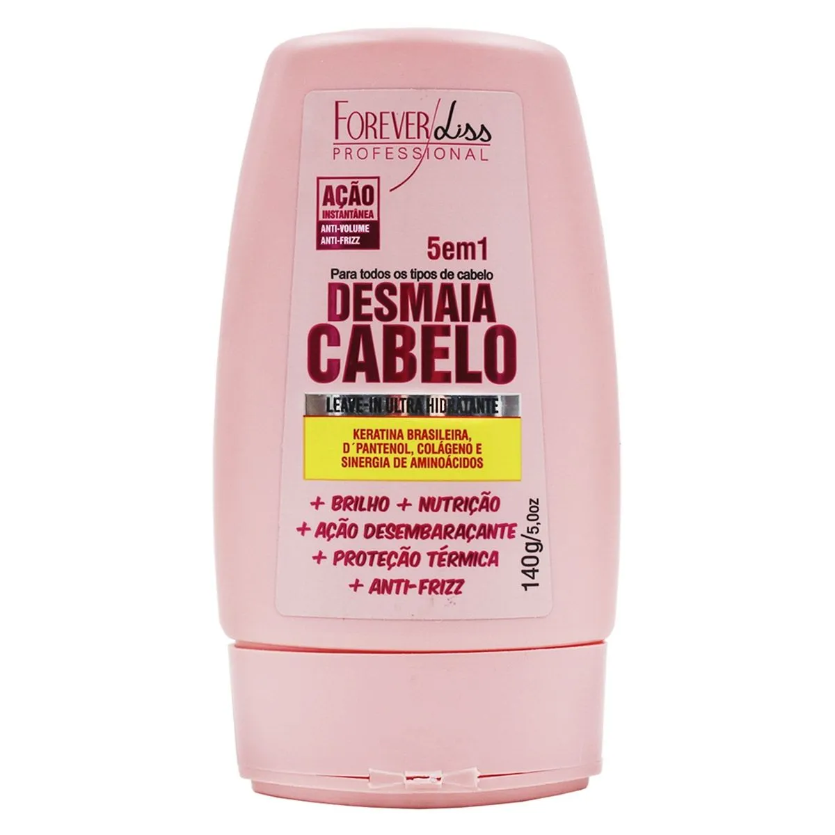 Leave-In Ultra Hidratante Desmaia Cabelo 5 Em 1 140G Forever Liss Professional