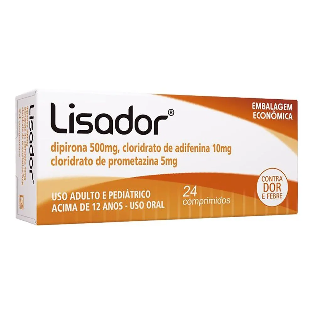 Lisador 500Mg Com 24 Comprimidos
