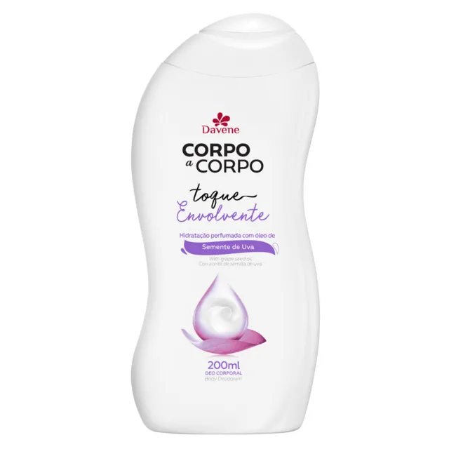Loção Hidratante Envolvente Corpo A Corpo 200ml Davene