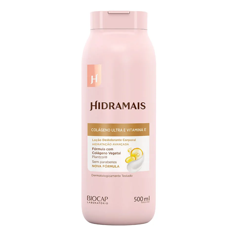 Loção Hidratante Hidramais 500ml Colágeno Vit