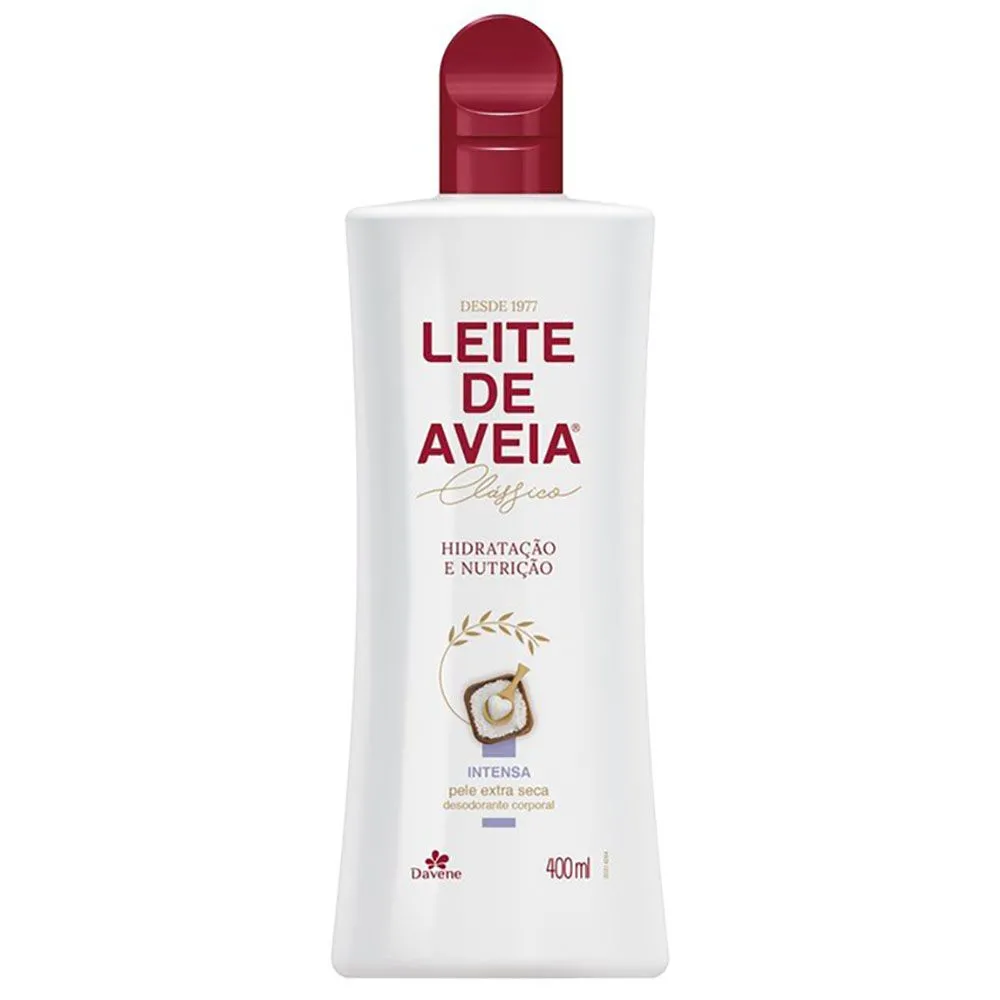 Loção Hidratante Intensa Leite De Aveia Davene 400Ml