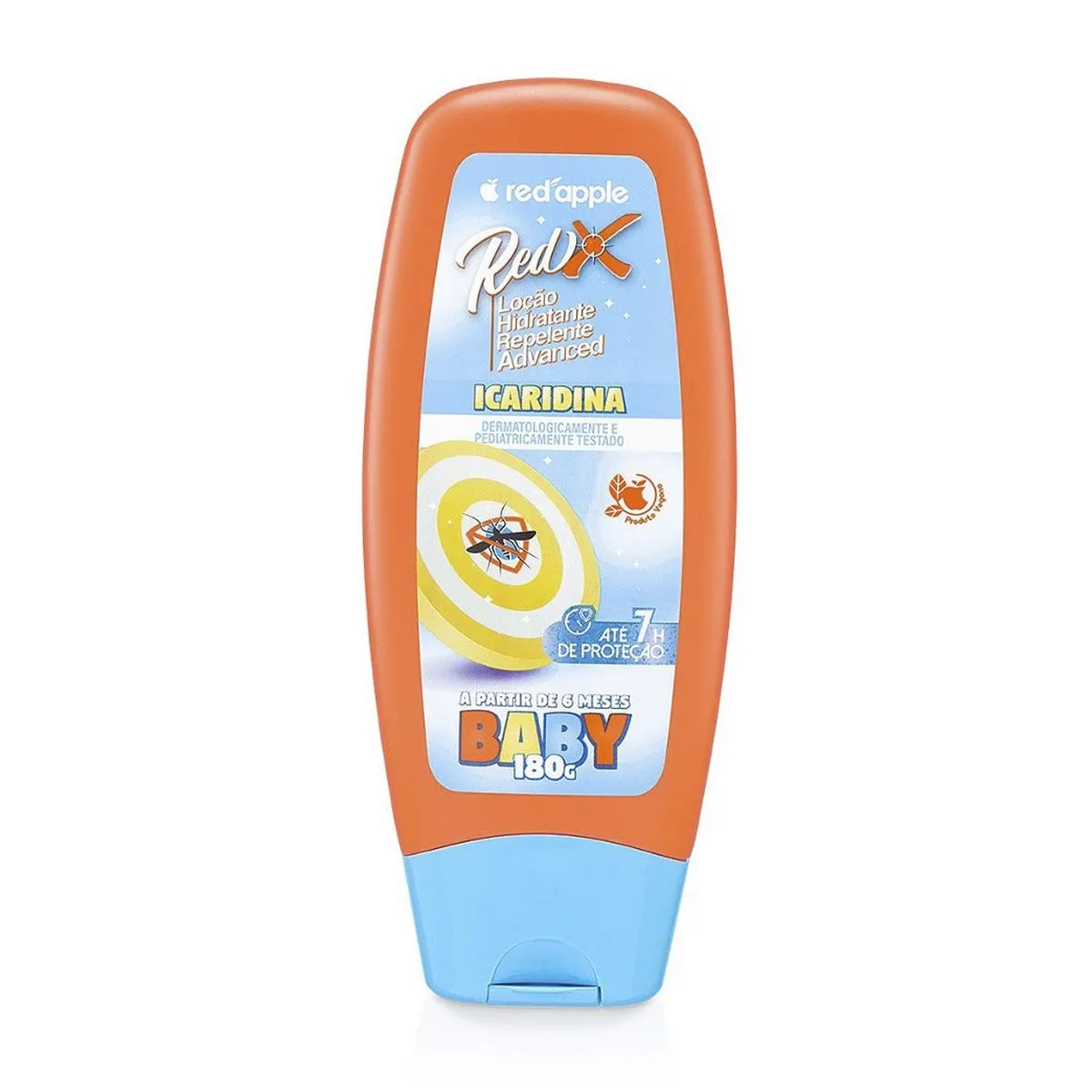 Loção Hidratante Repelente Advanced Baby Icaridina Com 180G Red Apple