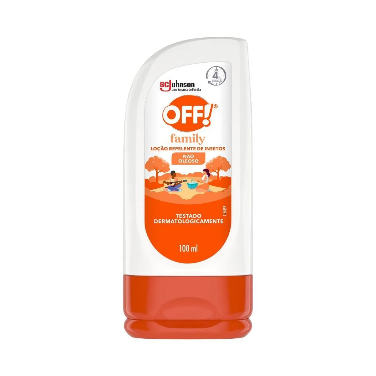 Loção Repelente De Insetos Off Family 100 Ml
