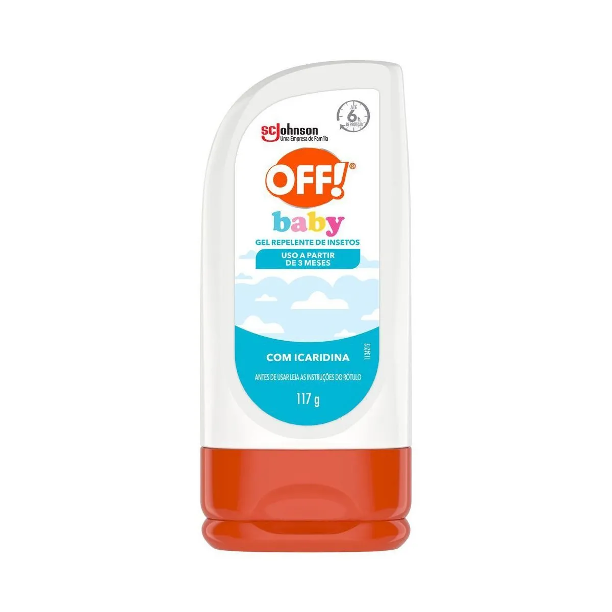 Loção Repelente em Gel Off Baby 117ml