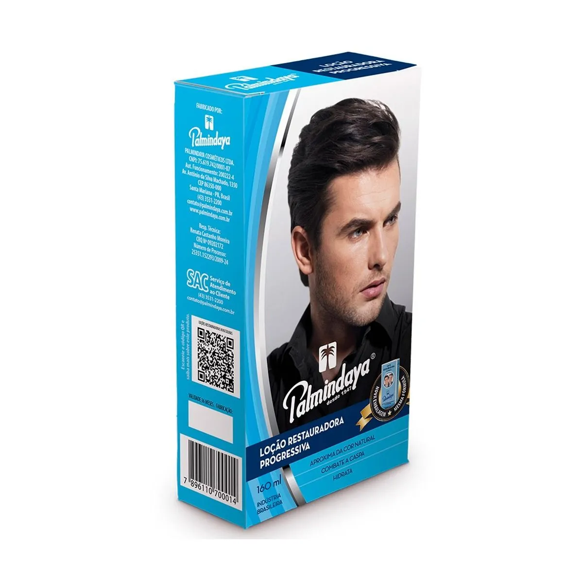 Loção Restauradora For Man 160ml Palmindaya