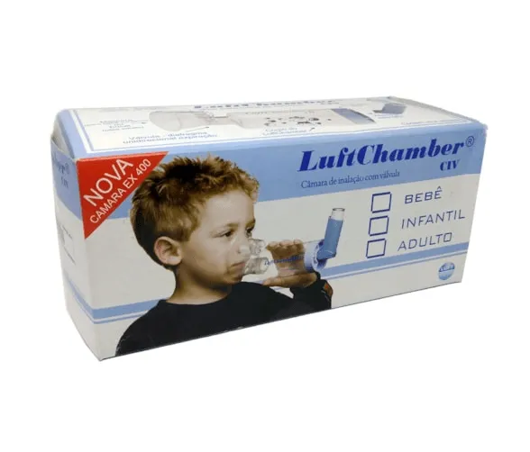 Luft Espaçador Valvulado Adulto Luft Chamber