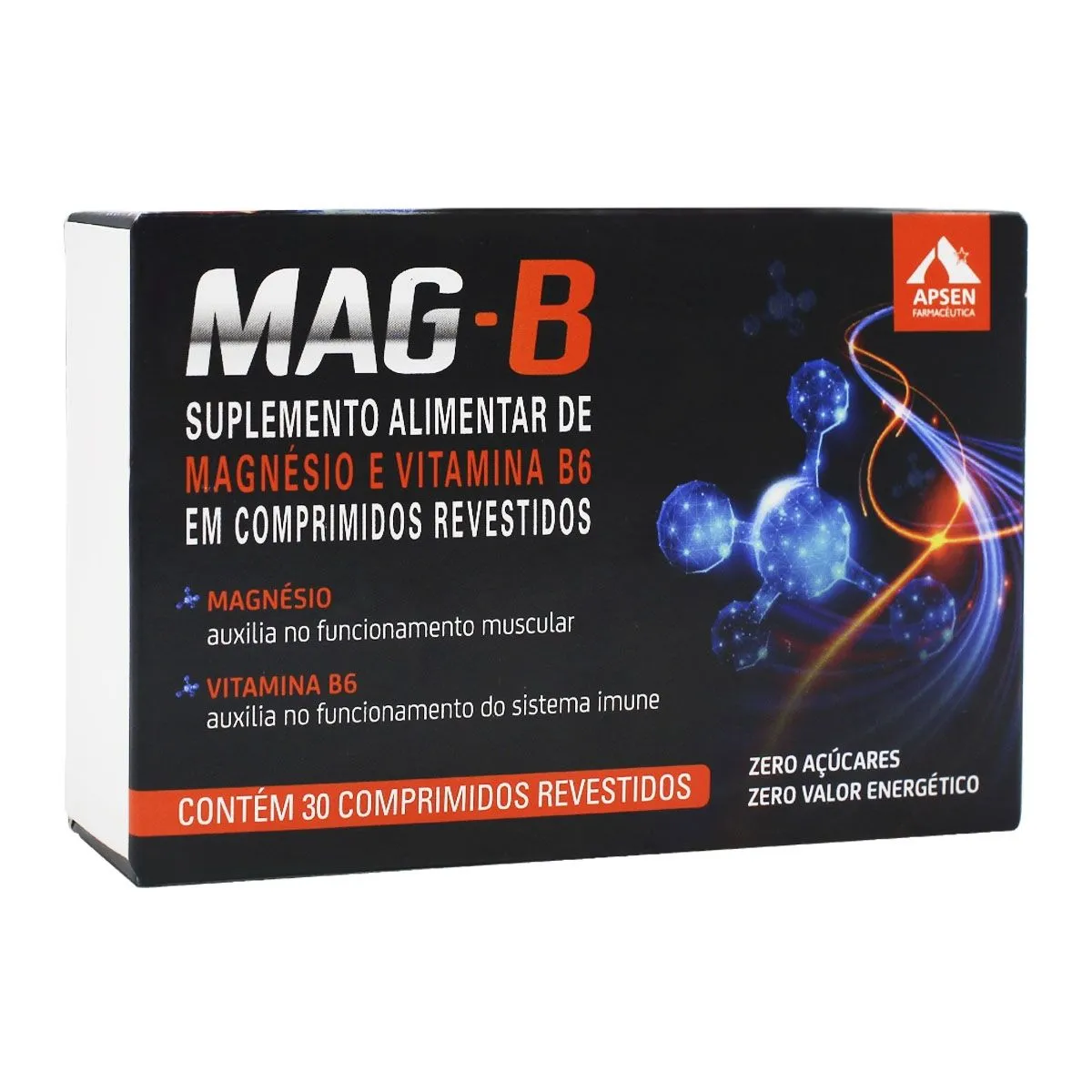 Mag-B com 30 Comprimidos Revestidos Apsen