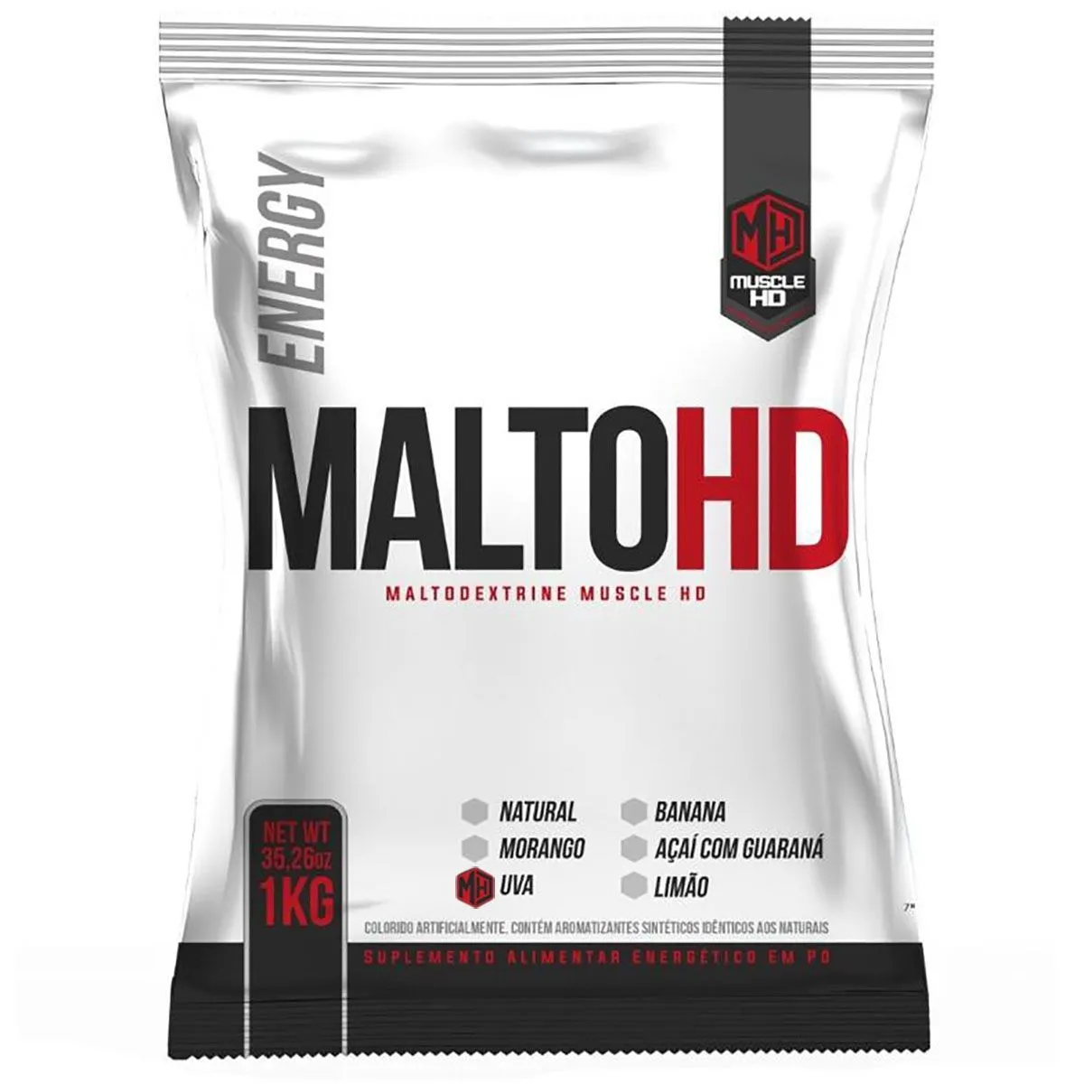 Malto Hd Sabor Uva Muscle Hd 1Kg