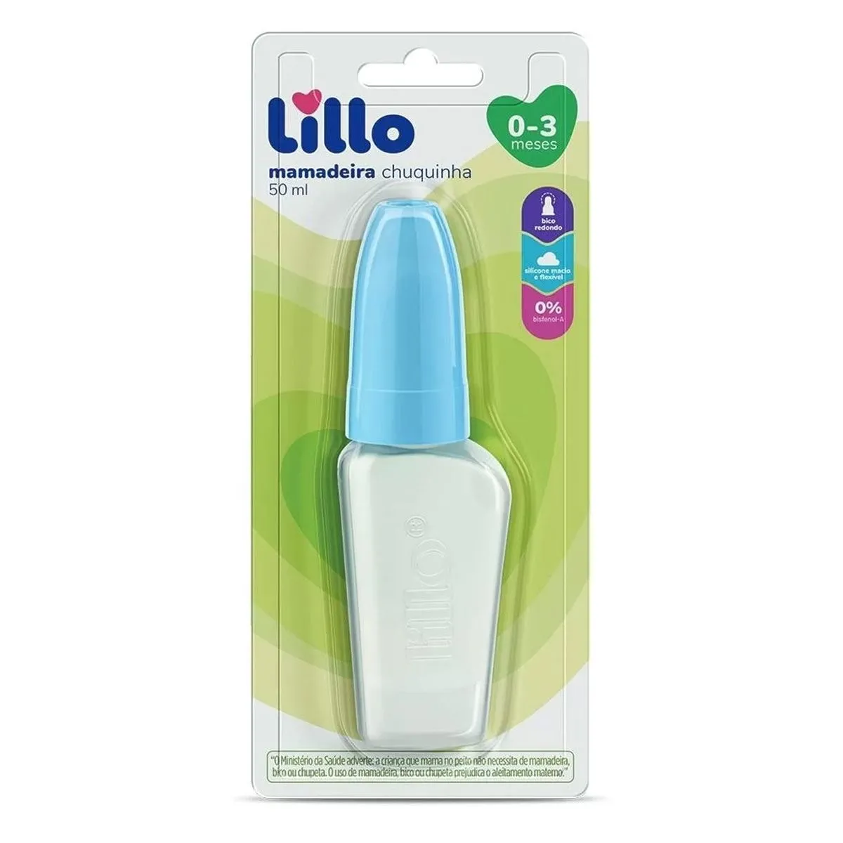 Mamadeira Lillo Miniform com Bico de Silicone 50ml