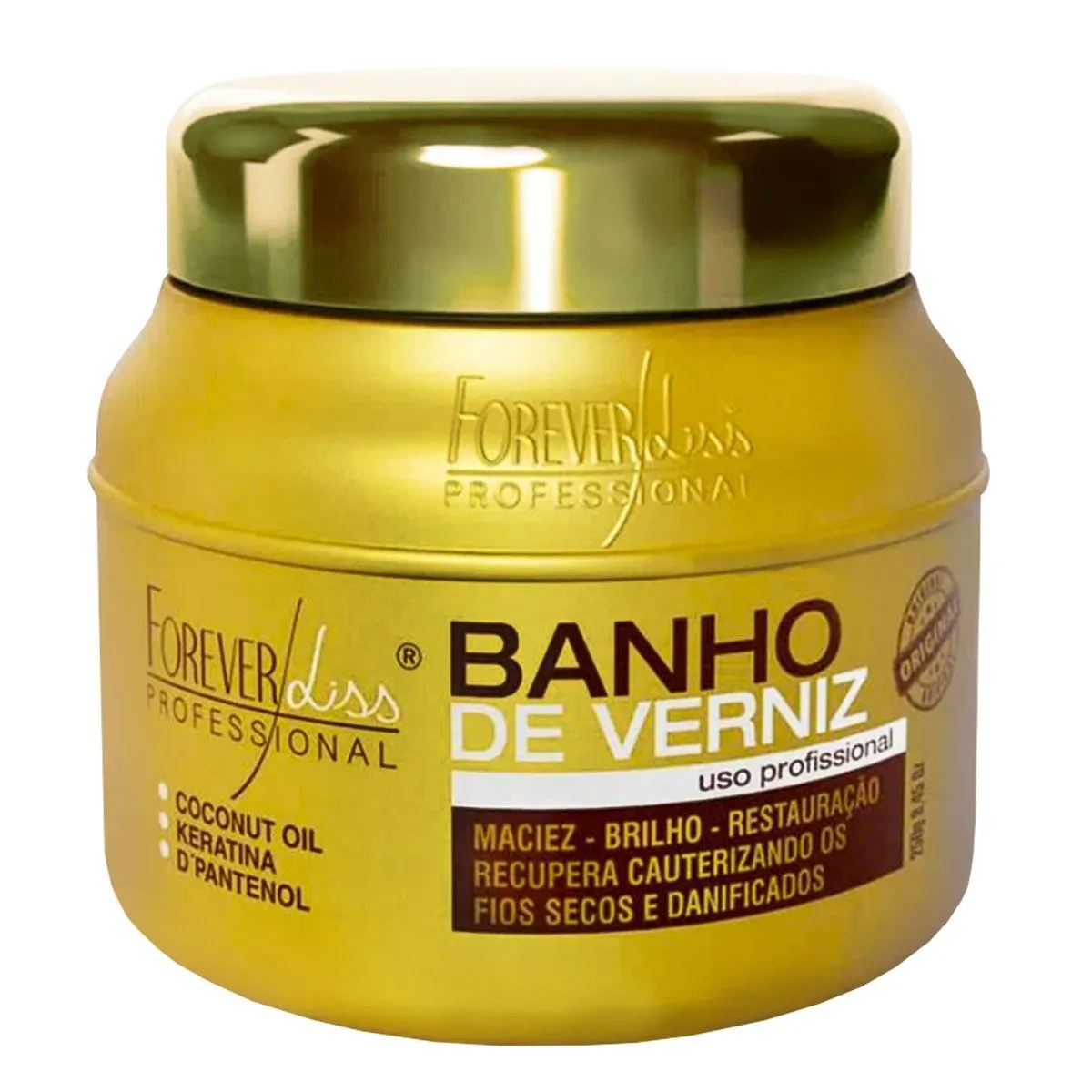Máscara de Reconstrução Banho de Verniz 250g Forever Liss Professional