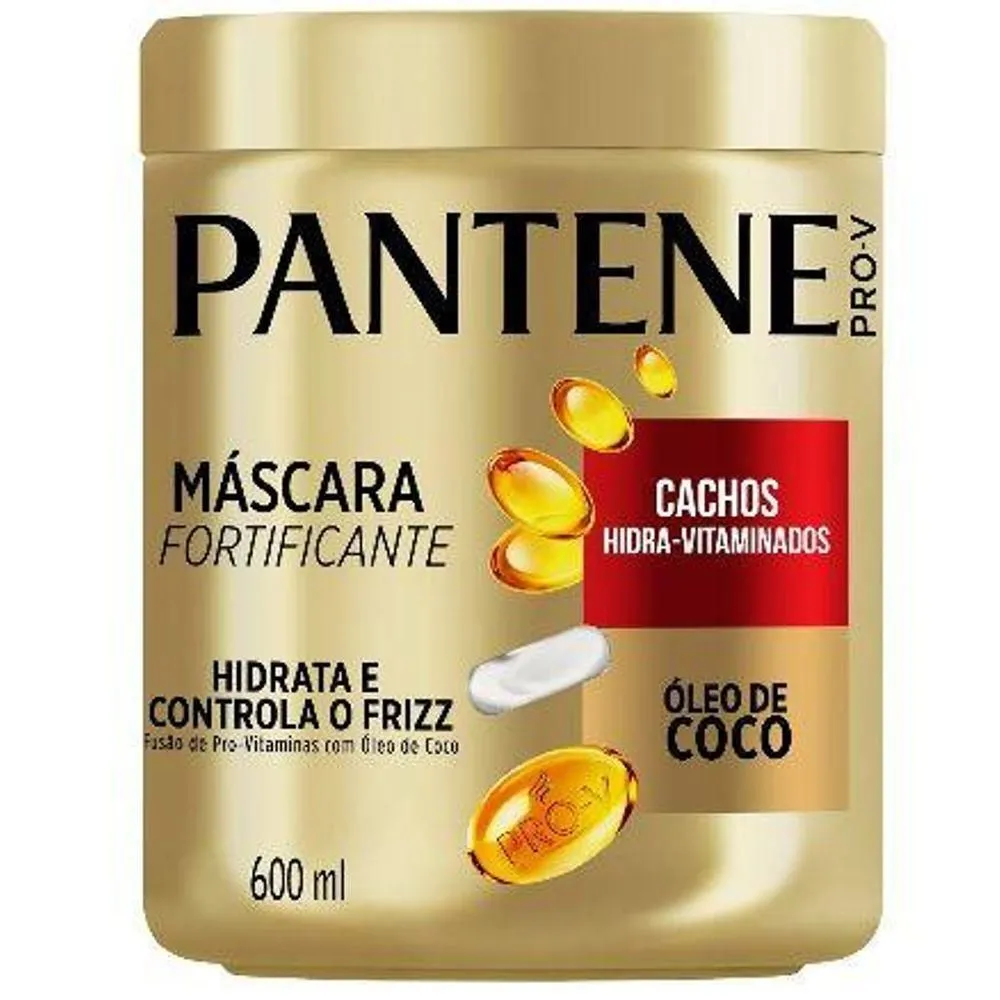 Máscara Fortificante Cachos Hidra-Vitaminados Pantene Pro-V 600Ml