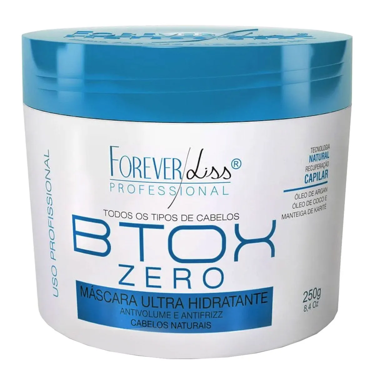 Máscara Ultra Hidratante BTX Zero 250g Forever Liss Professional
