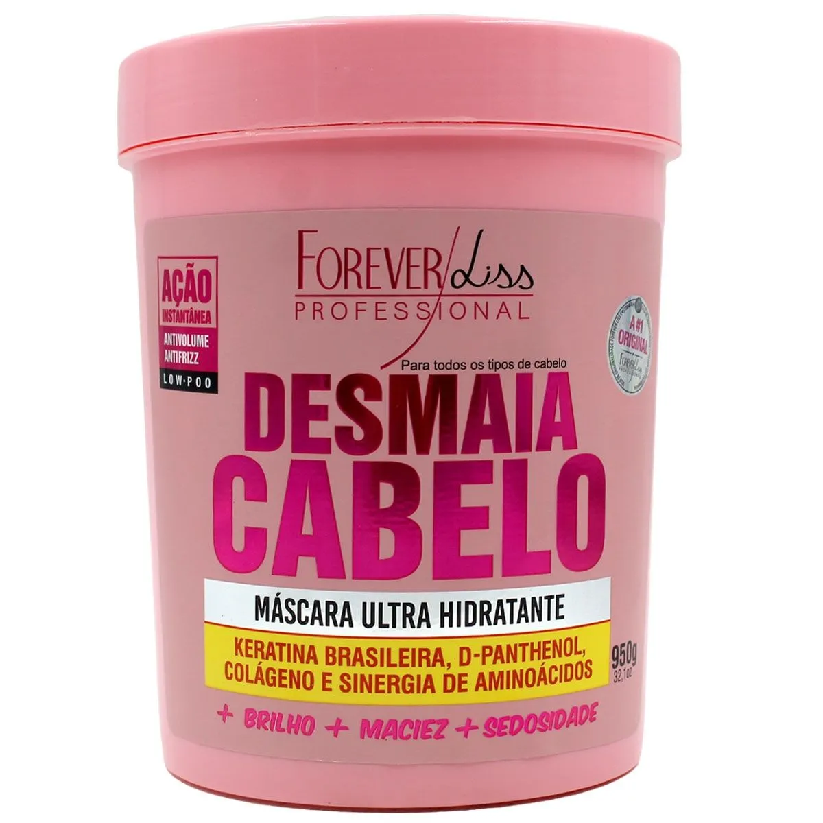 Máscara Ultra Hidratante Desmaia Cabelo 950G Forever Liss