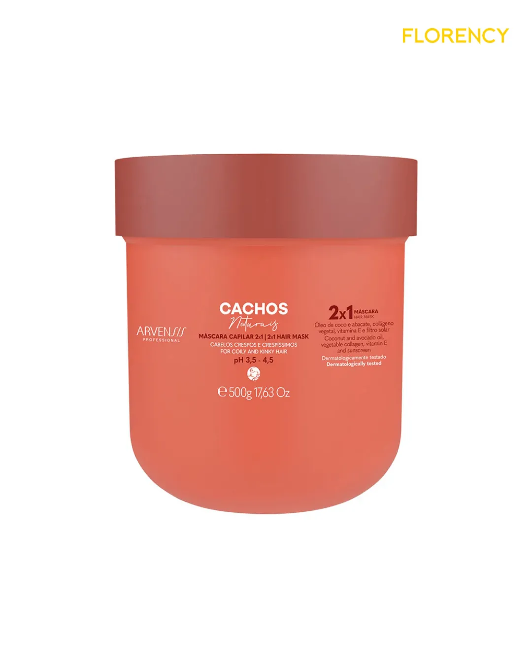 Máscara Capilar Cachos Naturais 2x1 500g - Arvensis