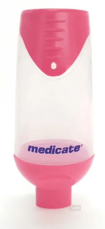 Medicate Espaçador Bi-Valvulado Máscara Tamanho P Cor Rosa