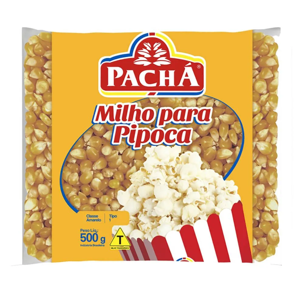 Milho de Pipoca Pachá Tradicional 500g