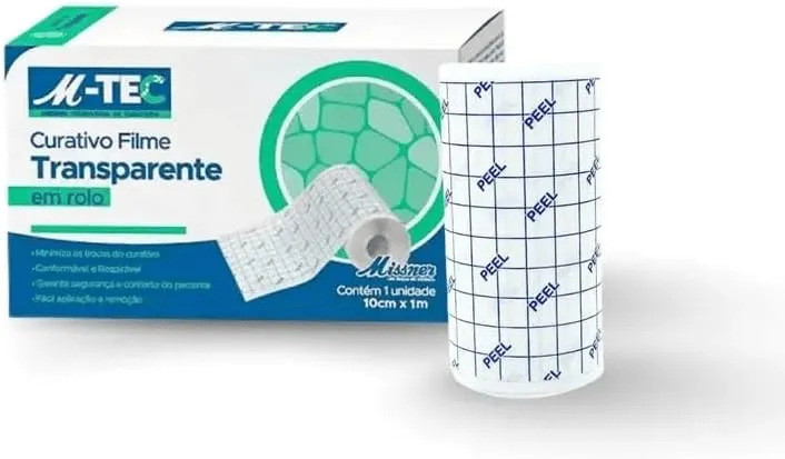 Missner Curativo Filme Transparente Adesivo 10cmx10m