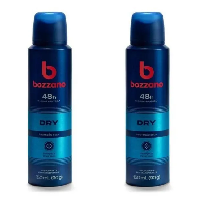 Kit c/2 Unidades de Desodorante Aerosol Bozzano 90g Dry
