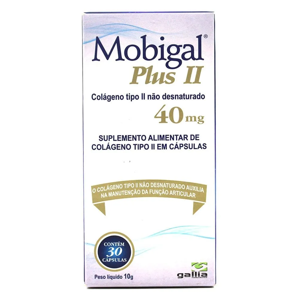 Mobigal Plus Ii 40Mg Com 30 Cápsulas