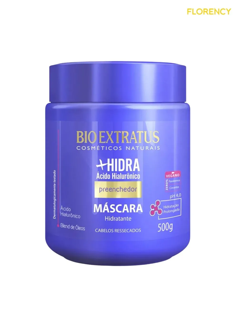 Máscara Bio Extratus Hidra Ácido Hialurônico 500g
