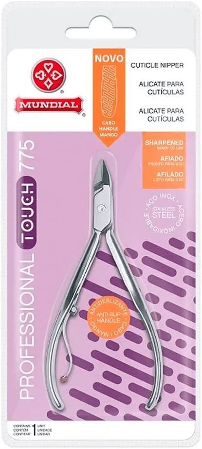 Mundial Alicate Cutícula Aço Inox Professional Touch 775