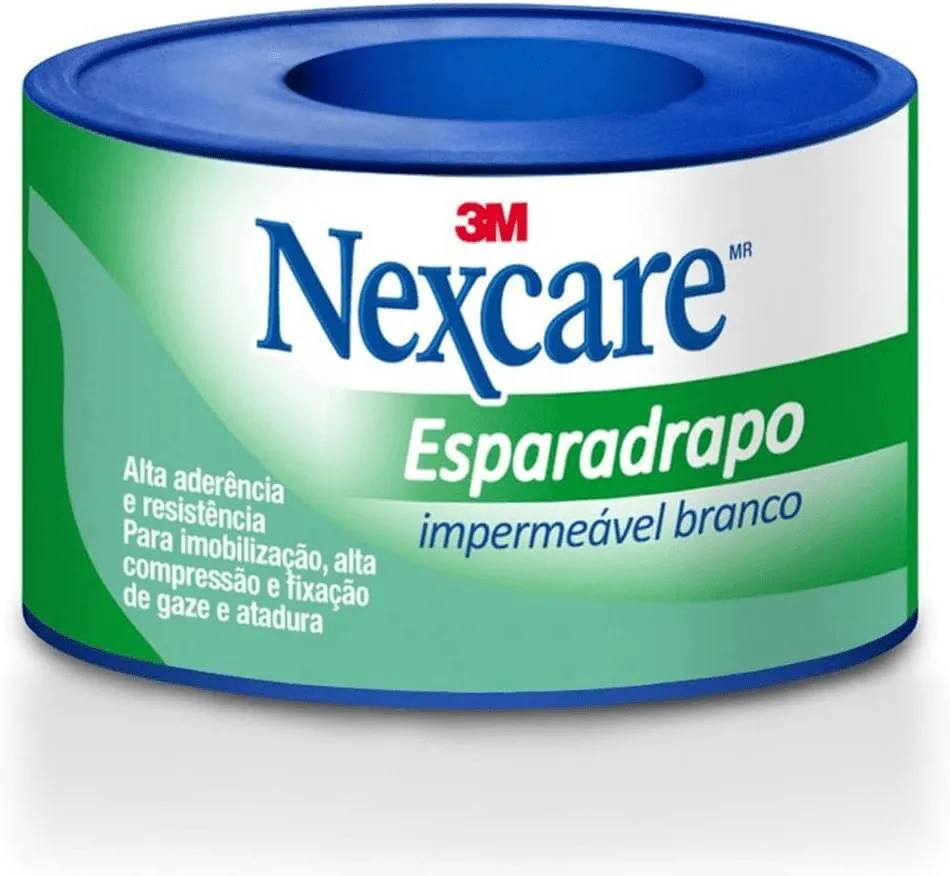 Nexcare Esparadrapo Impermeável Branco 25 mm x 3m