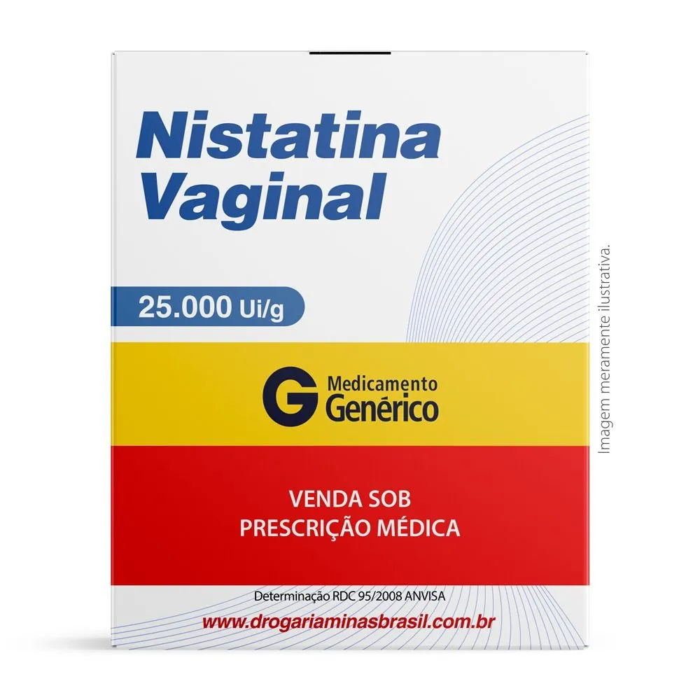 Nistatina Creme Vaginal 25.000 Ui/G - 60G - Genérico Prati Donaduzzi