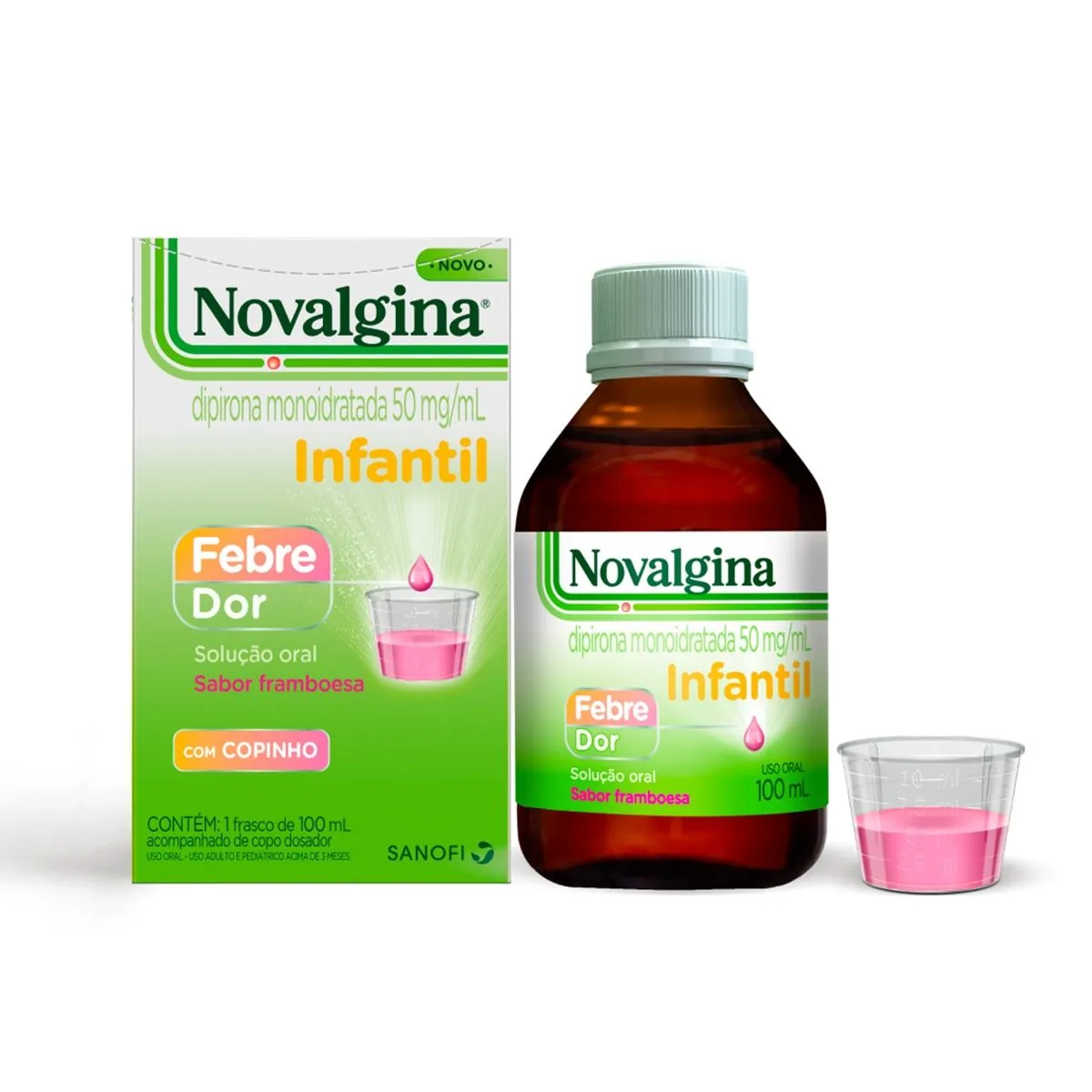 Novalgina Dipirona Monoidratada 50mg/ml Infantil Solução Oral Com 100ml