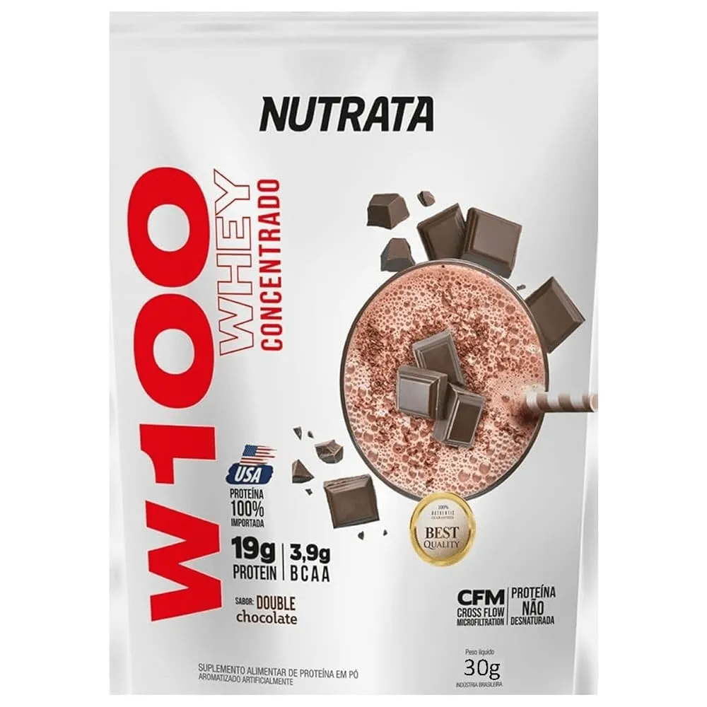 Nutrata Whey W100 Chocolate Sachê 30g