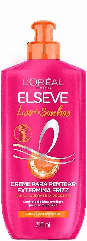 Creme de pentear Elseve Liso dos Sonhos Extermina Fios AHA 250ML L'oréal Paris