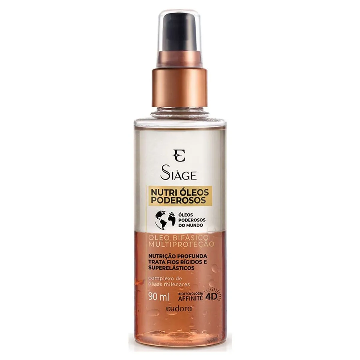 Óleo Bifásico Capilar Nutri Óleos Poderosos 90Ml Siàge