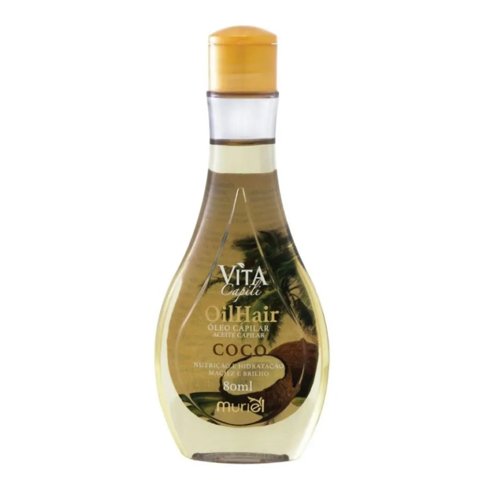 Óleo Capilar Vita Capili Coco Muriel 80Ml
