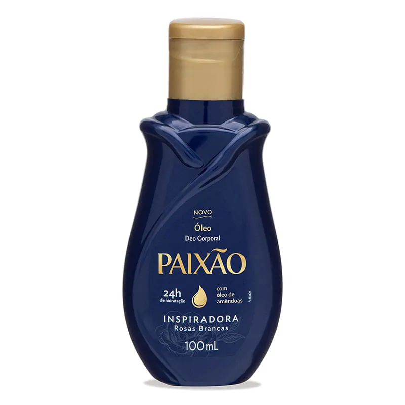 Óleo Corporal Paixão 100ml Inspiradora Rosas Brancas