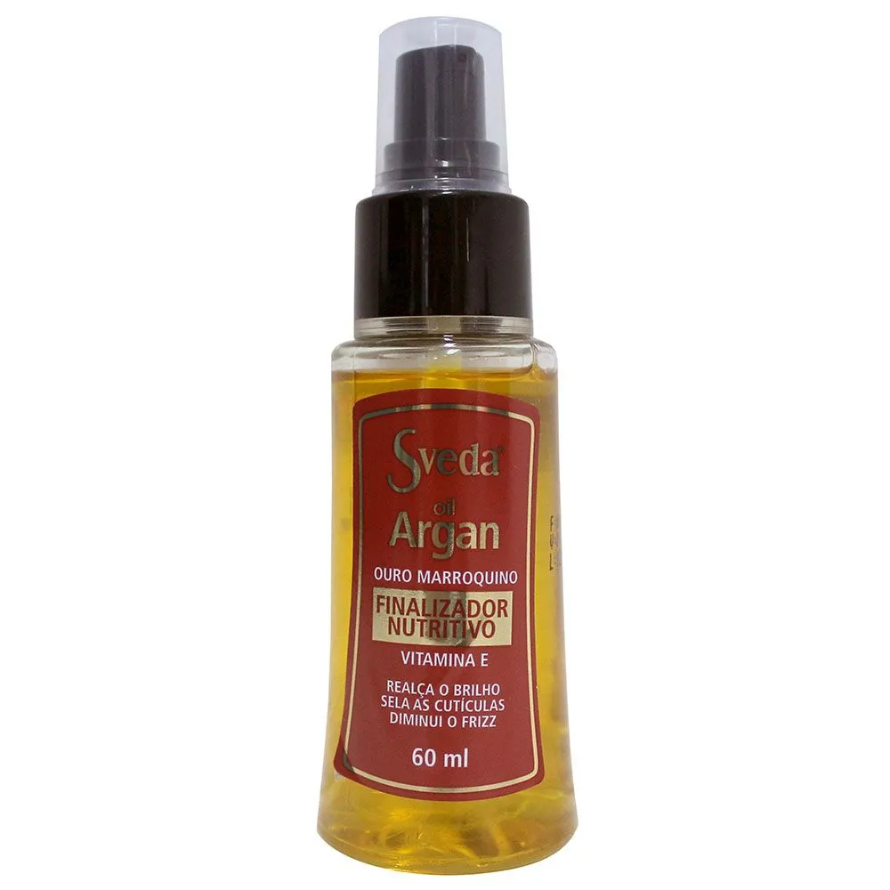 Óleo de Argan Finalizador Nutritivo 60ml Sveda