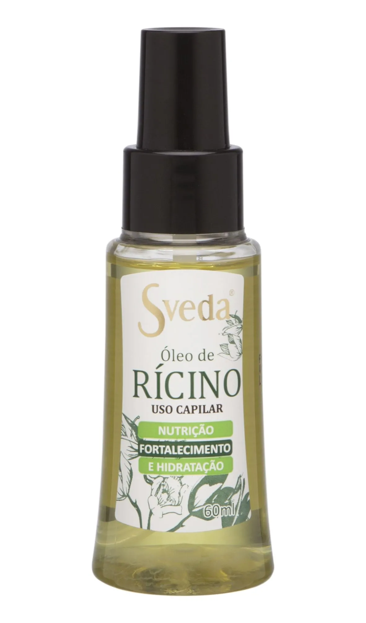 Óleo de Ricino 60ml Sveda