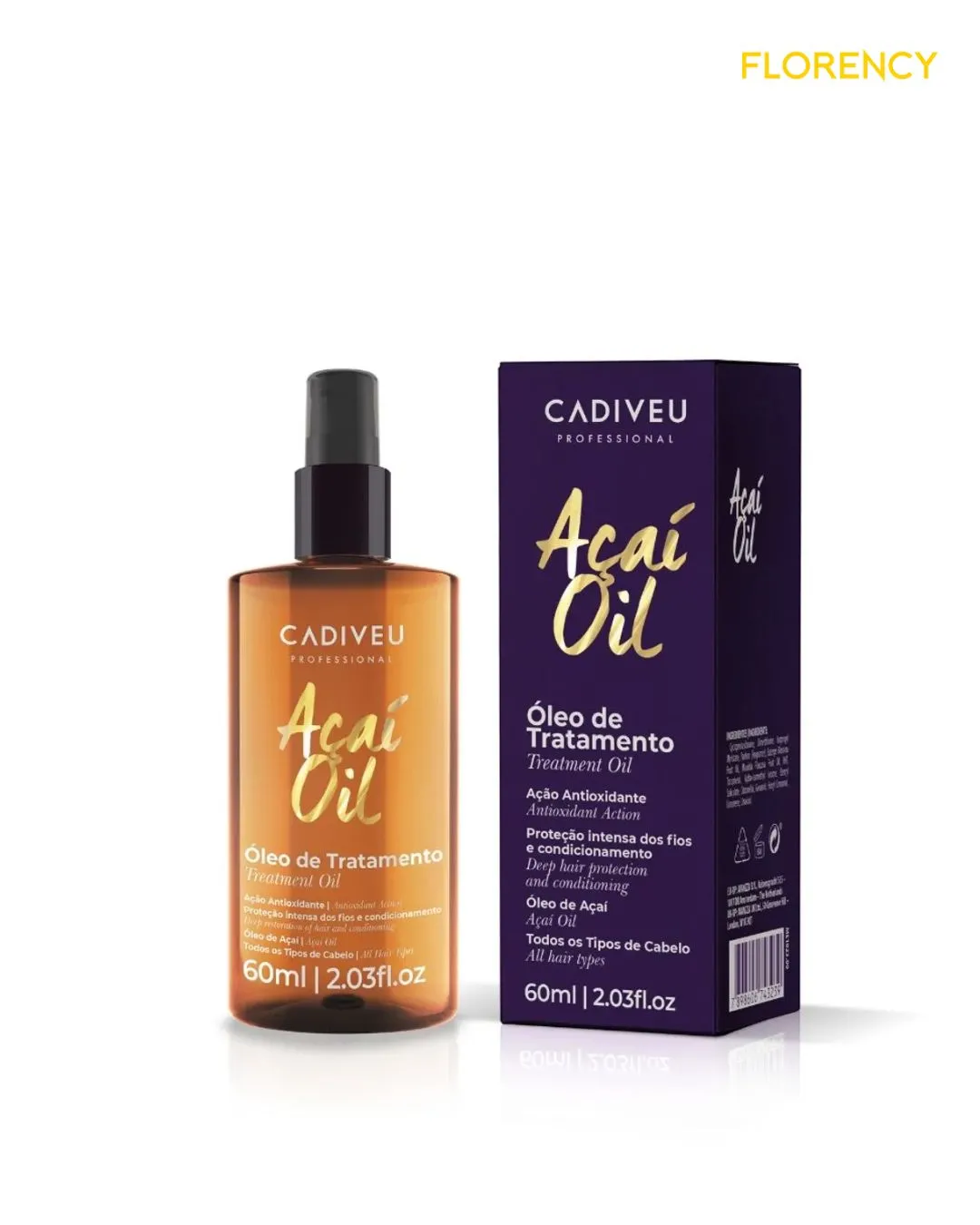 Óleo de Tratamento Cadiveu Açaí Oil 60ml