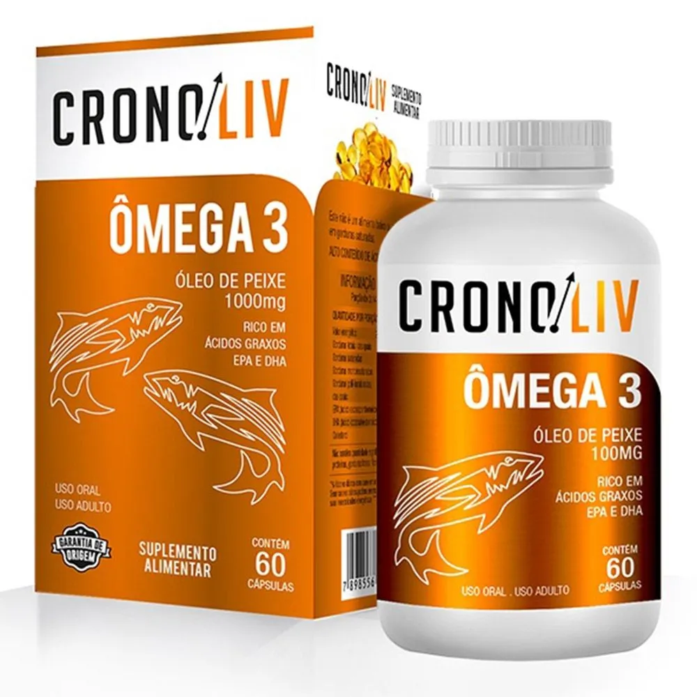 Ômega 3 Com 60 Cápsulas Cronoliv