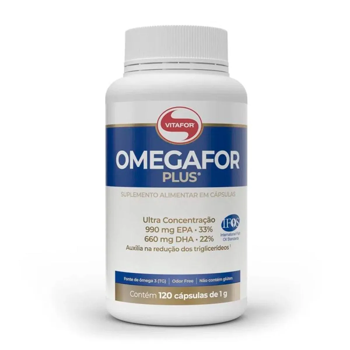 Omegafor Plus Vitafor Com 120 Cápsulas