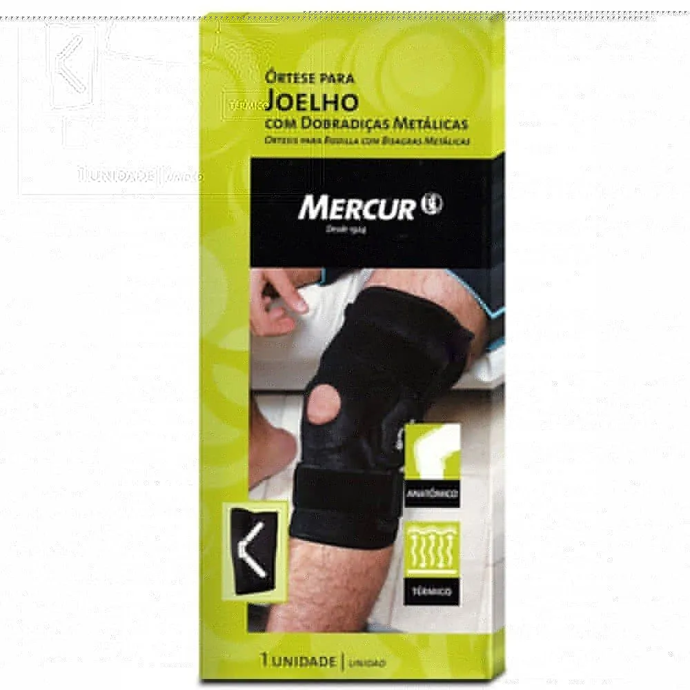 Órtese para Joelho com Dobradiças Metálicas Tamanho GG Ref BC0033-C Mercur