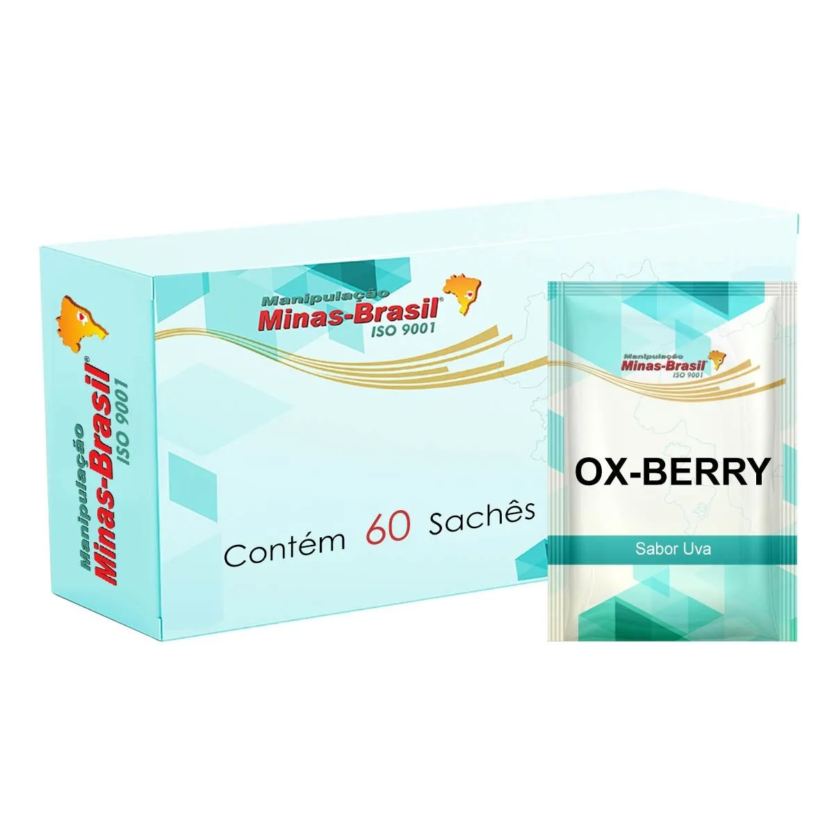Ox-Berry 320Mg Sabor Uva - 60 Sachê