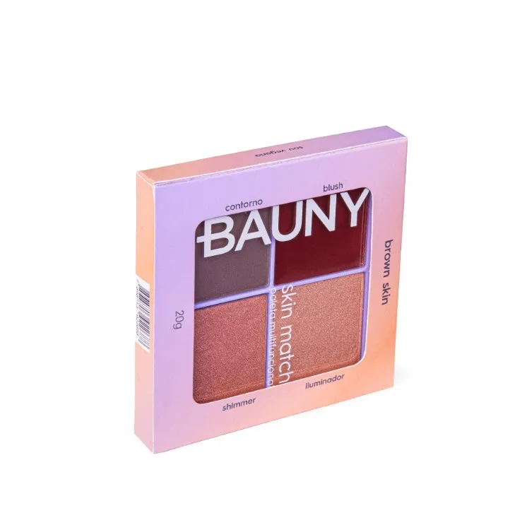 Paleta Bauny Skin Match Escura